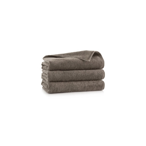 Ręcznik polski bawełniany, Kiwi / 500gsm 30x50 - Taupe (Szaro-brązowy), poskładany